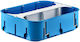 Кутия За Монтаж Multibox2 За Кухи Стени Шест Отсека Fi6x60 Синя P6x60d