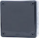 Херметична Кутия H55-l 118x118x46 Ip55 12 Изхода Черна Onnline