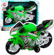 Lean Toys Racing Τηλεκατευθυνόμενη Μοτοσυκλέτα Πράσινο