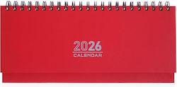 Tagebuch 2026 Spirale 11x30 Wöchentlich Ekdosis Rote
