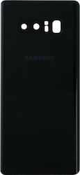 Samsung Galaxy Note 8 Battery Door + Battery Door Adhesive + Back Camera Lens Bezel Camera Lens Black OEM Samsung Galaxy Note 8 Battery Door + Battery Door Adhesive + Back Camera Lens Bezel Camera Lens Black OEM