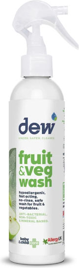 Dew Fruit & Veg Wash Дезинфекциращ Почистващ Спрей за Плодове и Зеленчуци Без Токсични Химикали 250ml