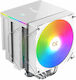 Xigmatek CPU Cooler for Socket AM4/AM5/1200/115x/1700 with RGB Lighting White
