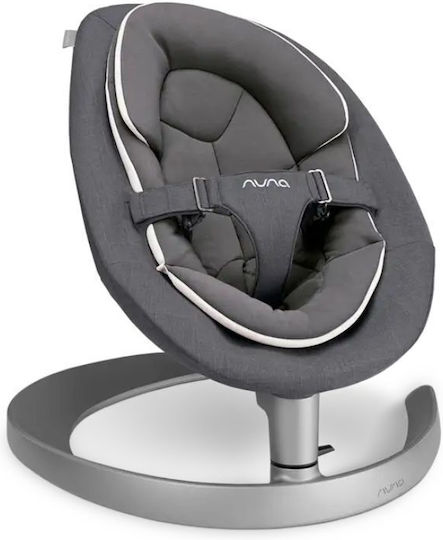 Nuna Leaf Grow Manual Baby Bouncer Granite Nuna Leaf Grow Manual Baby Bouncer Granite