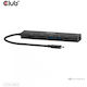Club3D USB-C Docking Station με HDMI 4K PD Ethernet Μαύρο (CSV-2553)