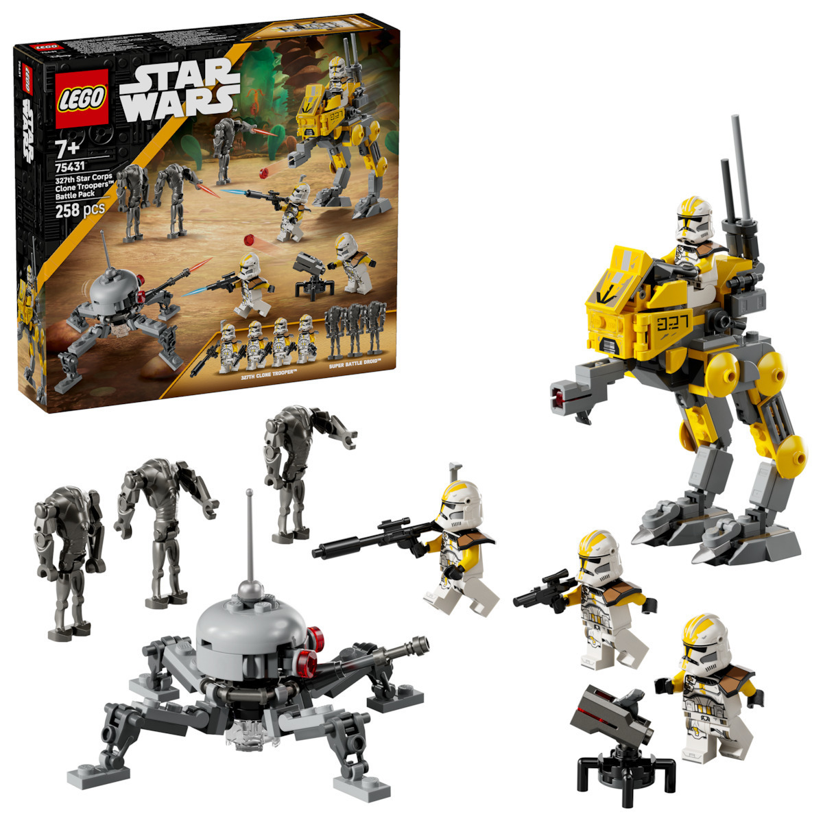 LEGO Star Wars 327th Star Corps Clone Troopers για 7+ Ετών 258τμχ (75431)