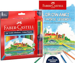 Faber-Castell Ξυλομπογιές Σετ 24 χρώματα
