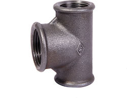 Opal Black Reducing Threaded Tee 2x6/4x2" B1 Nr25 Nr 130r