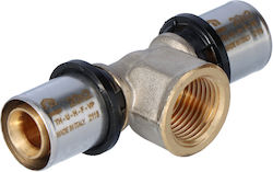 Purmo Cleverfit Pipe Tee Branch Internal Thread 20x1/2" Gwx20