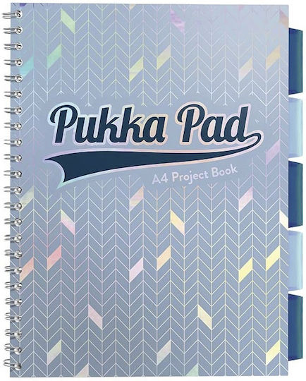 Pukka Pad Carnet Spiral A4 Hârtie grafică Albastru deschis