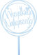 Cake Land Cake Topper Alles Gute Acryl Blau Kreis