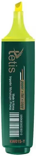 Tetis Highlighters Yellow 12pcs