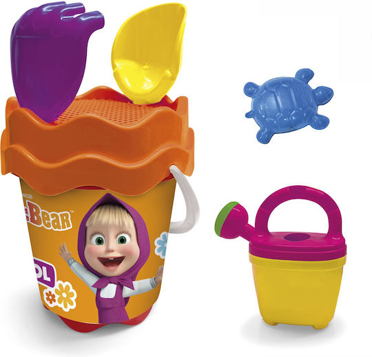 Κουβαδακι Σετ Me Ποτηστηρι 17 Εκ Masha & Bear