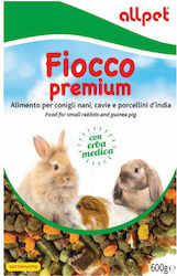All Pet Fiocco Premium 600g – Πλήρης Τροφή Νάνους Κουνέλια & Ινδικά Χοιρίδια