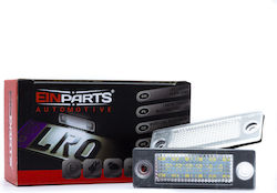 Einparts License Plate Lights Seat Alhambra Skoda Octavia Volkswagen Sharan 2004 2008 2 Pieces