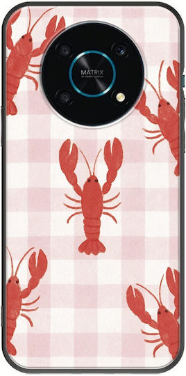 Lobster Picnic Honor Magic 4 Lite 5G Schwarze TPU Schwarze Silikon Handyhülle