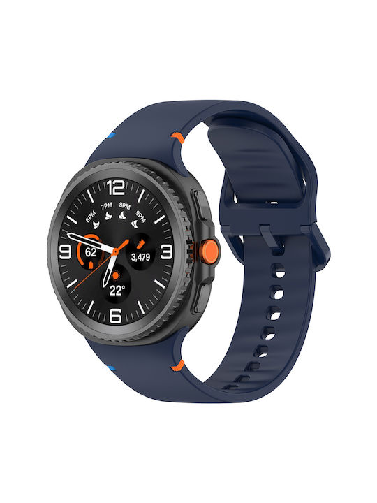 Techsuit Λουράκι Σιλικόνης Μπλε (Samsung Galaxy Watch8, Watch8 Classic)