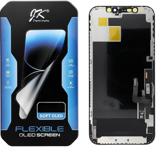 Οθόνη OLED με Μηχανισμό Αφής για iPhone 12, iPhone 12 Pro (Μαύρο)