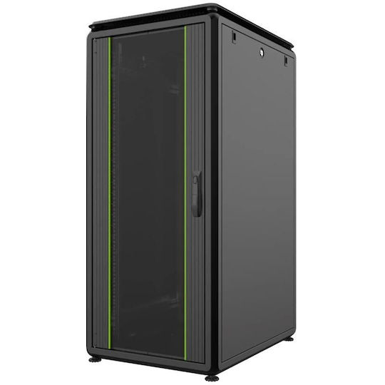 Lanview 19" 26u Рак Кабина 800x800x1342мм Дата Лайн Черна Rdl26u88bl