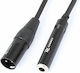 Power Dynamics XLR male to 6.3mm female 0.15m Cable (CALIN395)