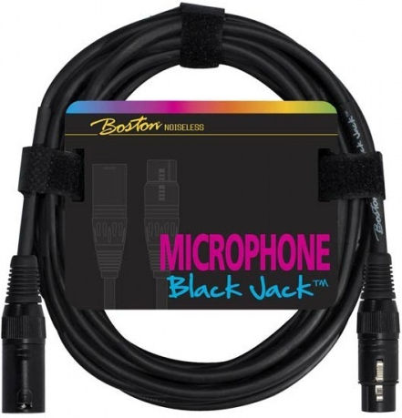 Boston Кабел XLR мъжки - XLR женски Черен 5м MC220/5m