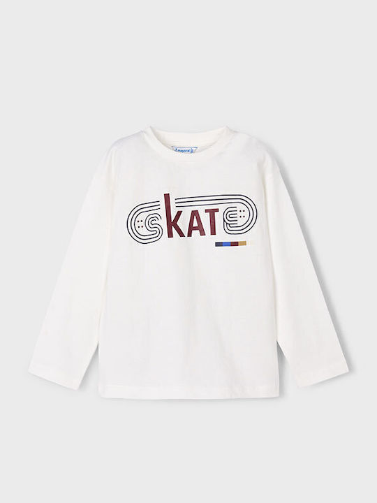 Kids' Shirt Long Sleeve Blue Skate