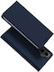 Dux Ducis Brieftasche Hülle Haut Pro Samsung S24 Fe Blau
