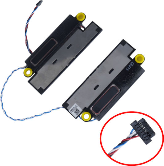 Speaker Set Ηχεία Ζευγάρι Laptop Asus Zenbook 13 Ux331fa Ux331u Ux331ua Ux331fn Ux331un Ux331fal Ux331fn-dh51t Ux331ual Ux331 Pb3411kf072k040 9lm2-04a4033m0as 04072-02640000 04072-02640100 Speakers Left+right Κωδ.1-spkr253