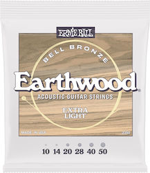 Ernie Ball Earthwood Einstellen Bronze Akustikg...
