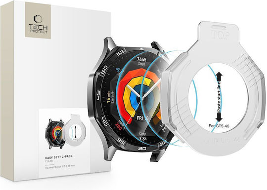 Tech-Protect Tempered Glass για το Huawei Watch GT 5 46 mm 2τμχ