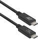 Act USB 4 Video Kabel USB-C männlich - USB-C 240W PD Schwarz 1m AC7431