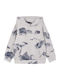 Kids Sweatshirt with Hood and Pockets Grey Silver