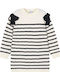 Children's Dress Long Sleeve Knitted Striped Macchiato