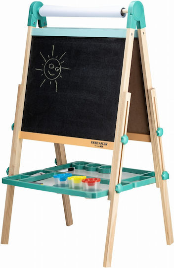 FreeOn Free2play Duo Play Double Sided Magnetic Board Markerboard Blackboard 57x49x110cm