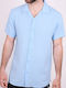 Short-sleeved Shirt Light Blue