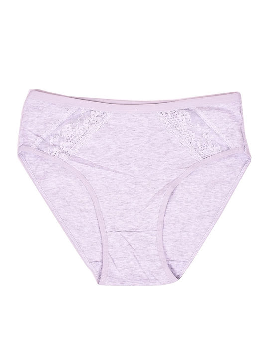 Plus Size High-waisted Women's Slip Gray