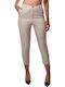 Damen Stoffhose in Entspannte Passform Silber Grau