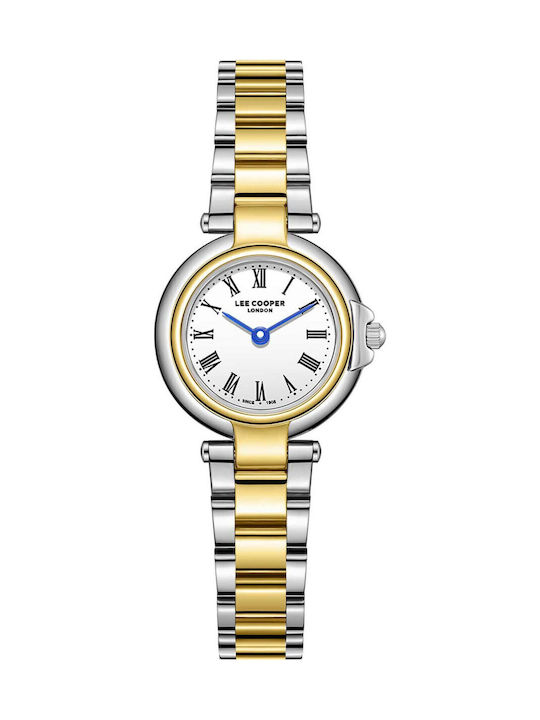 Lee Cooper Women's Watch 24mm Battery with Gold Stainless Steel Bracelet
