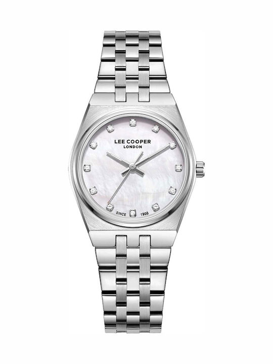 Lee Cooper Crystals Women's Watch with Silver M...
