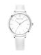 Pierre Lannier Women's Watch with White Leather Strap