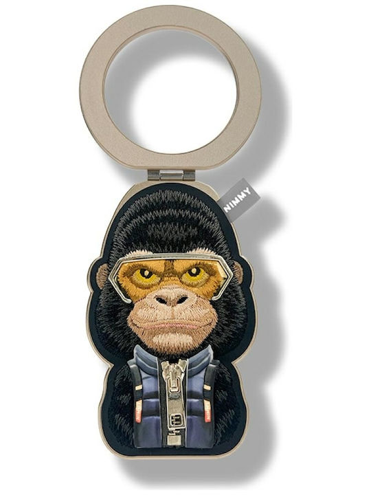 Magnetischer Anhänger Nimmy Cool&cute 2.0 Gorilla Schwarz