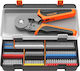 Set Cleste Sertizat Pentru Pin Conector 770 Terminale Conductoare 0,25-10 Mm² 9 Dimensiuni Hexagonale In Cutie De Depozitare Transport Someline