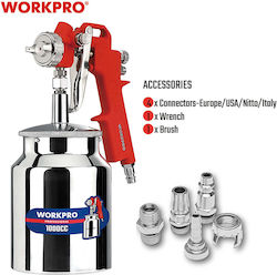 WorkPro Luft-Spritzpistole Unter Becher