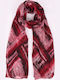 T & D Women's Scarf Red