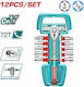Total Set Ratchet 3\8" 12pcs