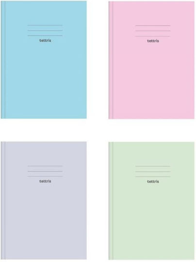 Tettris Notebook Ruled A4 96 Sheets 1pcs (Μiscellaneous Designs)