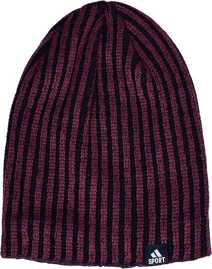 Beanie Männer Fleece Beanie Gestrickt in Burgundisch Farbe