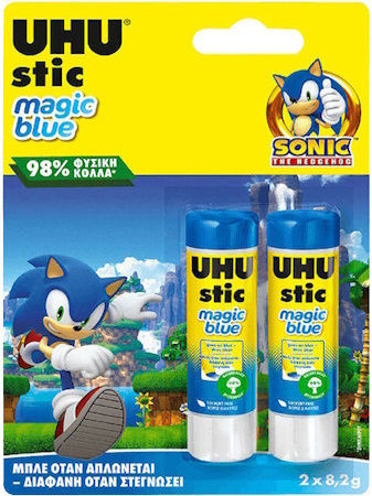 Adhesive Uhu Stick Magic Blue 8.2g Sonic 7001499