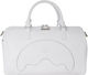 Sprayground Duffle Geantă de voiaj Alb din Piel...