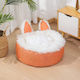 Pat Rotund Fluffy pentru Pisici cu Urechi Portocalii Fep-10